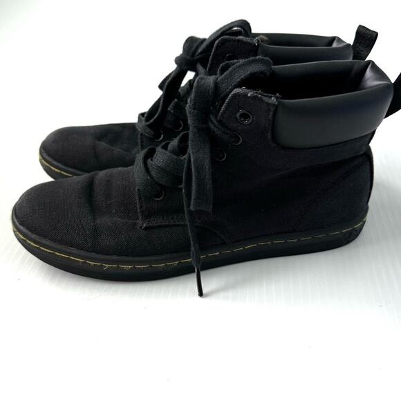 Dr. Martens Maelly padded collar shoes high top sneaker size 7 women’s black - Picture 1 of 11